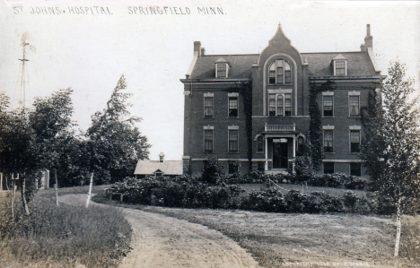 St. John's Hospital, Springfield Minnesota, 1909