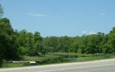 Channel between Squaw Lake and Round Lake, 2003