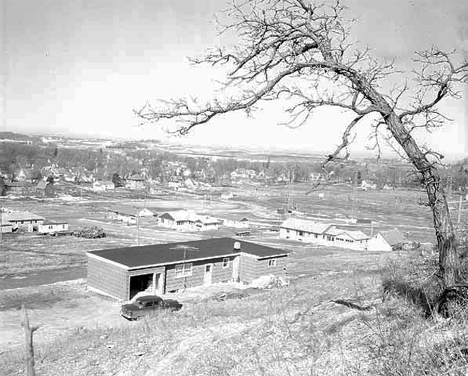 General view, St. Charles Minnesota, 1955