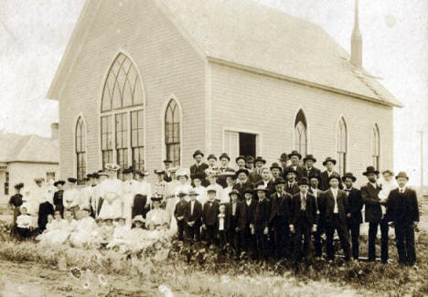 Church in St. Hilaire Minnesota, 1900's?