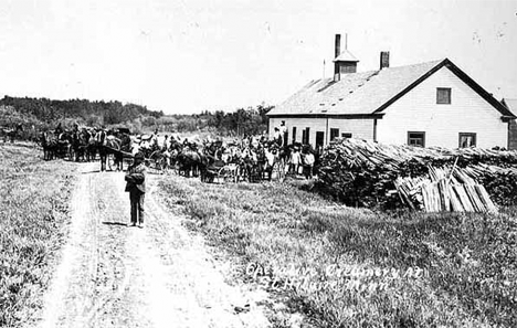 Co-operative Creamery at St. Hilaire Minnesota, 1905