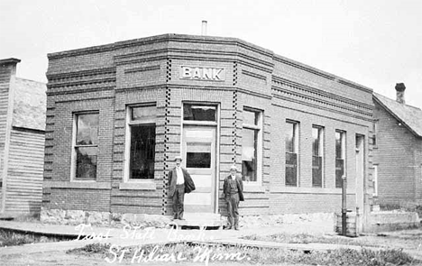 First State Bank, St. Hilaire Minnesota, 1905