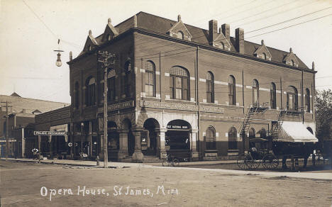 Opera House, St. James Minnesota, 1910