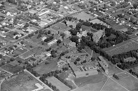 Aerial view, St. Joseph Minnesota, 1969