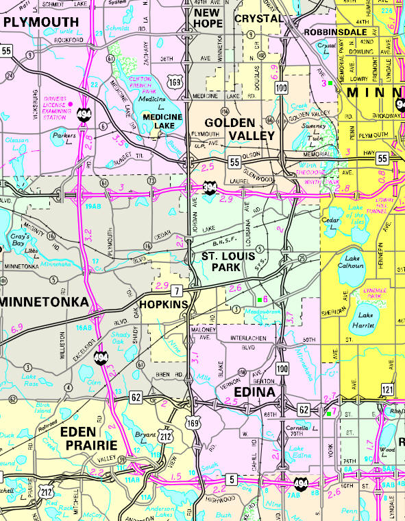 St Louis Park Mn Map | Map chococard