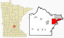 Location of St. Michael, Minnesota