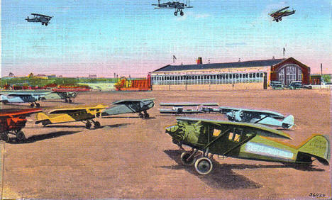 Holman Municipal Airport, St. Paul Minnesota, 1920's