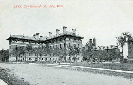 City Hospital, St. Paul Minnesota, 1910's