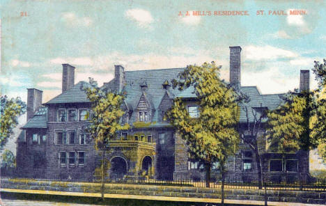 J.J. Hill Residence, St. Paul Minnesota, 1913