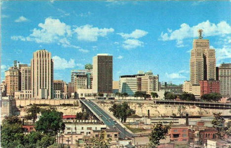 Downtown St. Paul Minnesota, 1960's