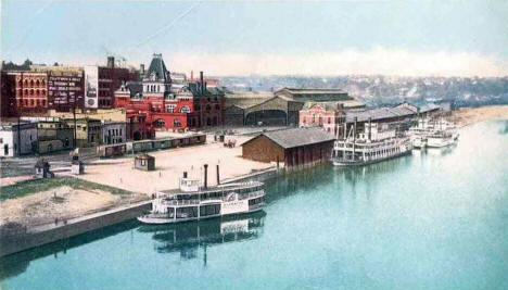 Foot of Jackson Street, St. Paul Minnesota, 1905