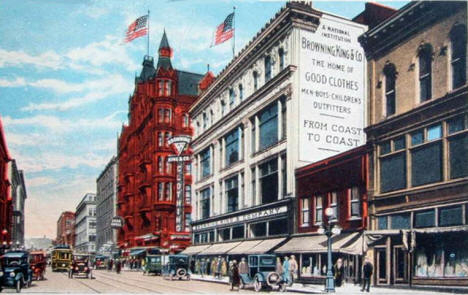 Robert Street at 6th Street,  St. Paul Minnesota, 1924