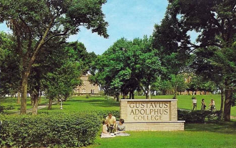 Gustavus Adolphus College, St. Peter Minnesota, 1950's