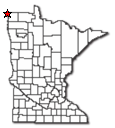 Location of St. Vincent MN
