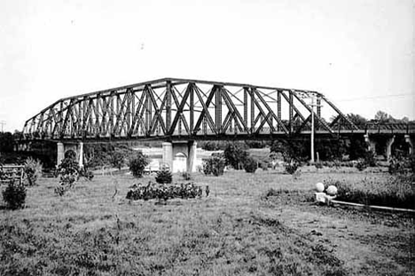 St. Vincent-Pembina Bridge, St. Vincent Minnesota, 1930