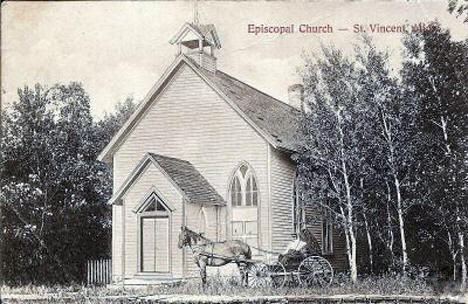 Episcopal Church, St. Vincent Minnesota, 1908