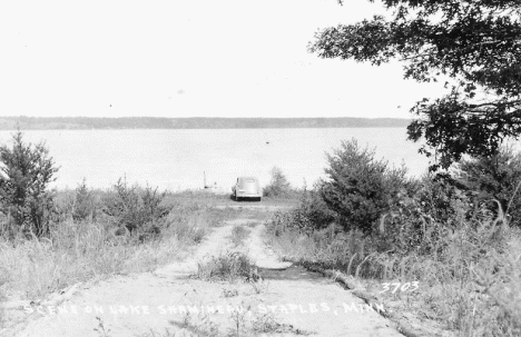 Lake Shamineau, Staples Minnesota, 1940's