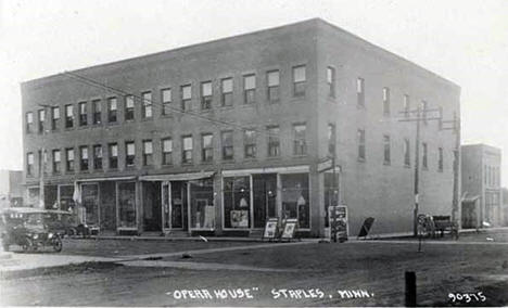 Opera House, Staples Minnesota, 1929