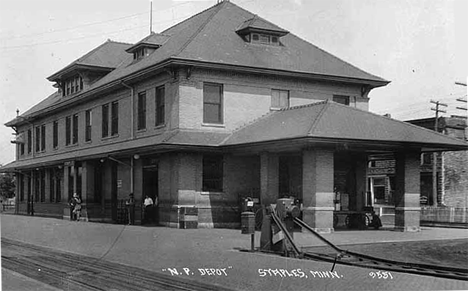 Northern Pacific Depot, Staples Minnesota, 1929