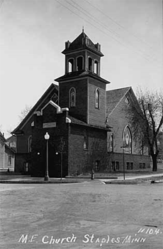Methodist Episcopal Church, Staples Minnesota, 1935