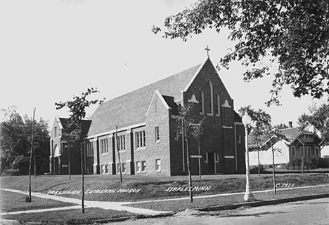 Norwegian Lutheran Church, Staples Minnesota, 1950