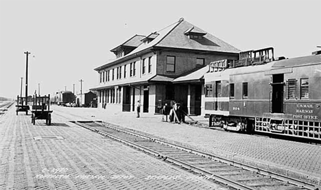 Northern Pacific Depot, Staples Minnesota, 1950