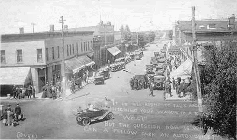 View of Downtown Staples Minnesota, 1910's