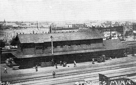Depot, Staples Minnesota, 1910's