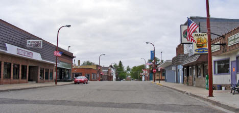 Street scene, Starbuck Minnesota, 2008