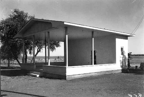 New bandstand at Starbuck Minnesota, 1936