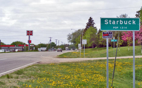 Entering Starbuck Minnesota, 2008