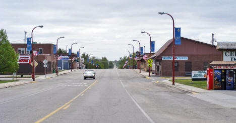 Street scene, Starbuck Minnesota, 2008