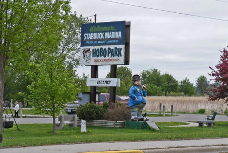 Entrance, Starbuck Marina, Hobo Park, Starbuck Minnesota, 2008