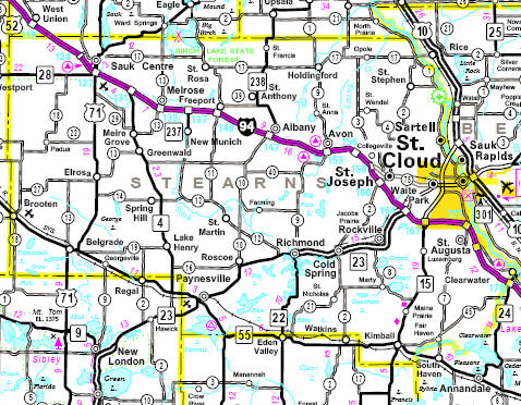 Stearns County Interactive Map Stearns County Minnesota Guide