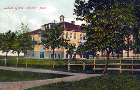 School house, Stephen Minnesota, 1909