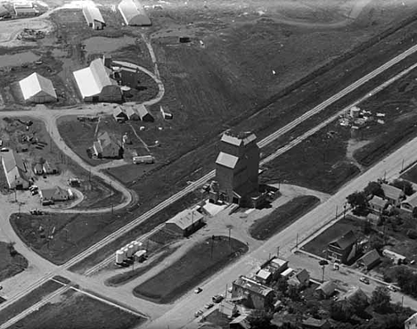 Aerial view of Stephen Minnesota, 1909