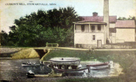 Cusson's Mill, Stewartville Minnesota, 1908