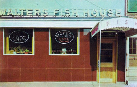 Walters Fish House,  Stewartville Minnesota, 1960's?