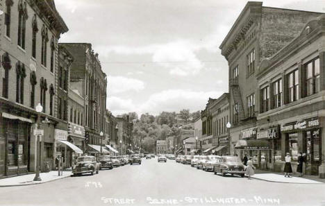 Street Scene, Stillwater Minnesota, 1950's