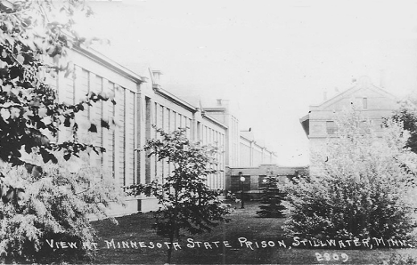 View at Minnesota State Prison, Stillwater Minnesota, 1930's