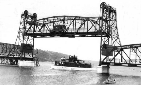 Lift Bridge, Stillwater Minnesota, 1930's?