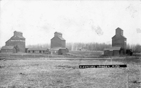 Elevators, Storden Minnesota, 1908