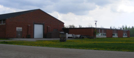 Side view, Strandquist School, Strandquist Minnesota, 2008