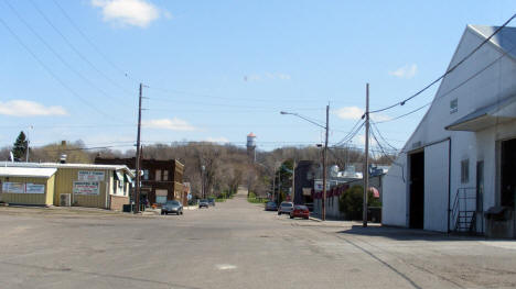 Street scene, Swanville Minnesota, 2009