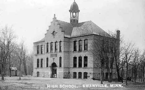 High school, Swanville Minnesota, 1920