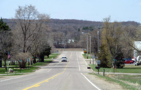 Street scene, Swanville Minnesota, 2009