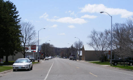 Street scene, Swanville Minnesota, 2009