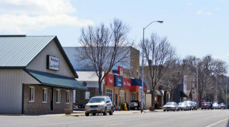 Street scene, Swanville Minnesota, 2009