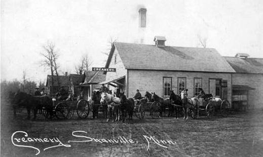 Creamery, Swanville Minnesota, 1908