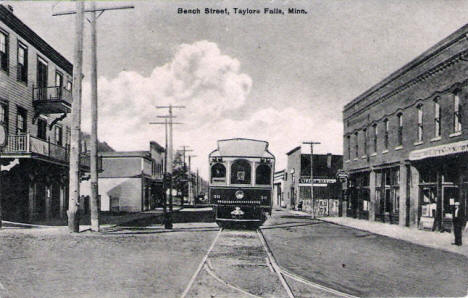 Bench Street, Taylors Falls Minnesota, 1916